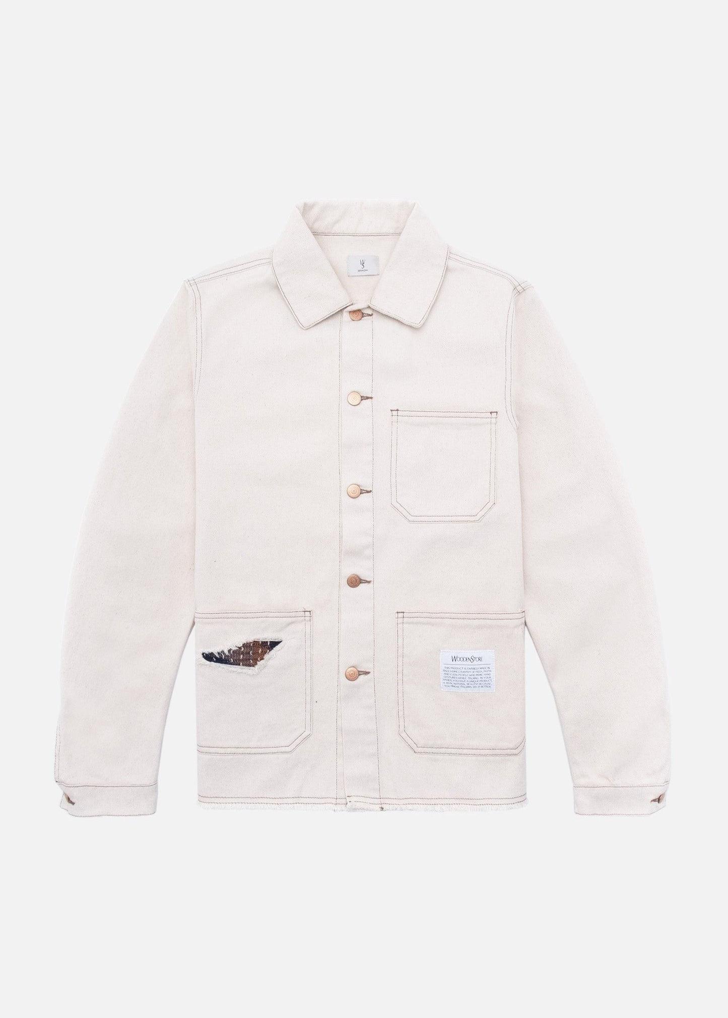 Veste Travaille en jean écru