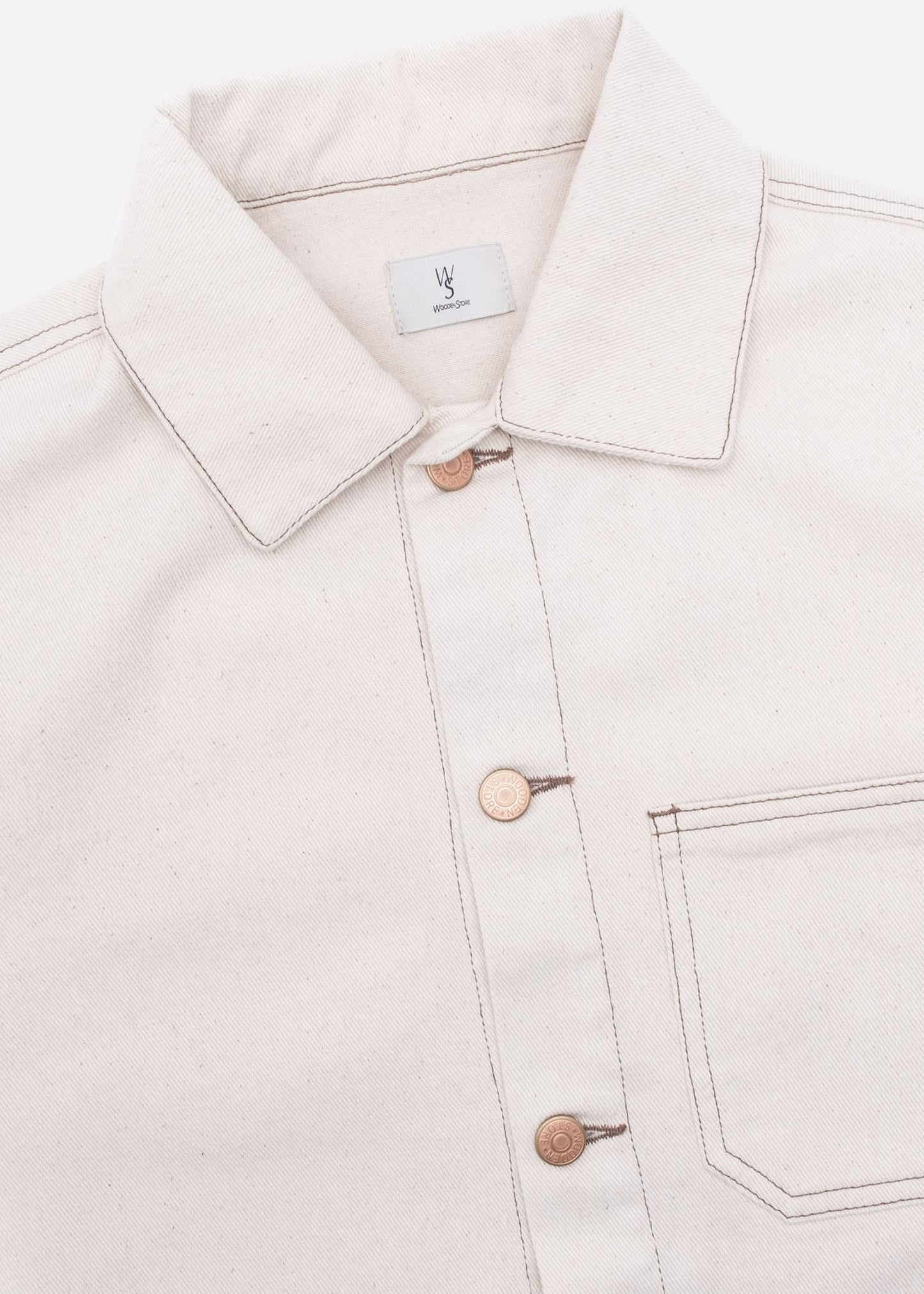 Veste Travaille en jean écru