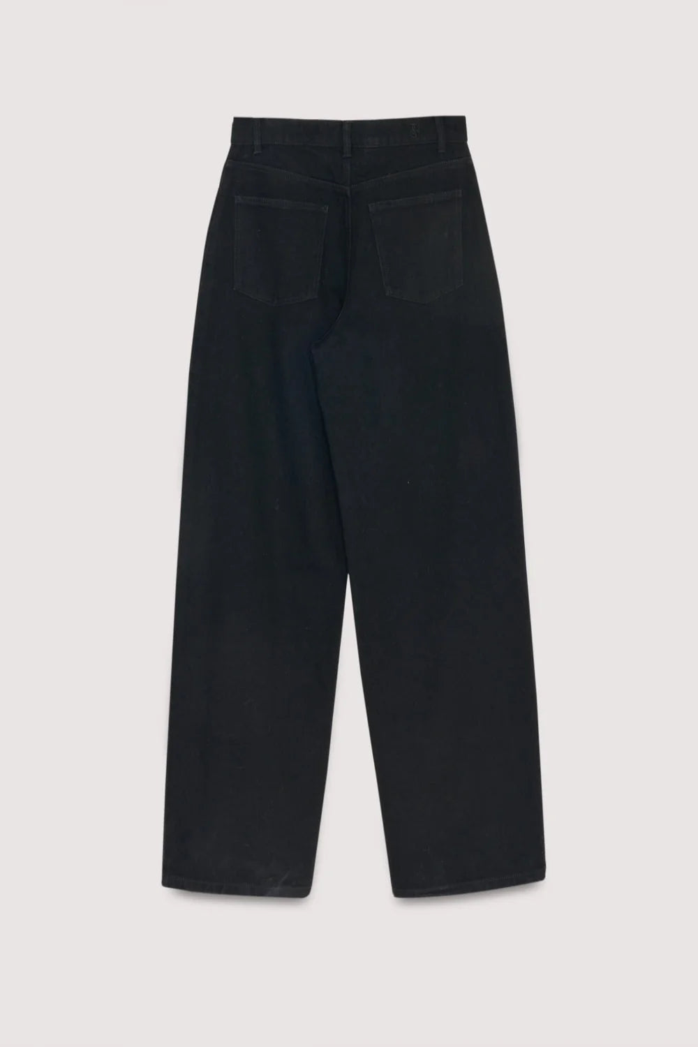Wide Leg Pant Black Denim