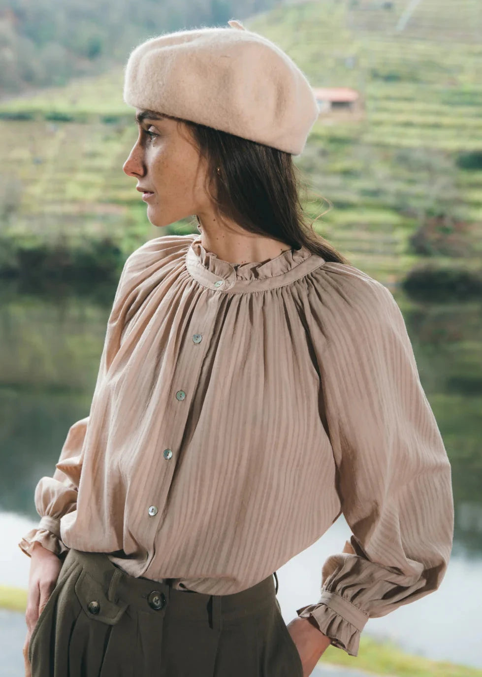 Blouse Heather beige