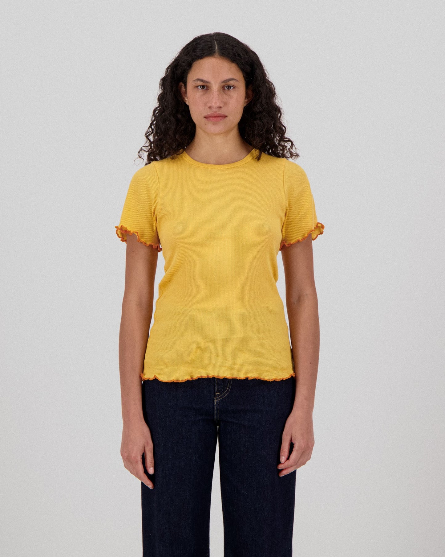 T-Shirt Hello And Goodbye - Butter in the sun