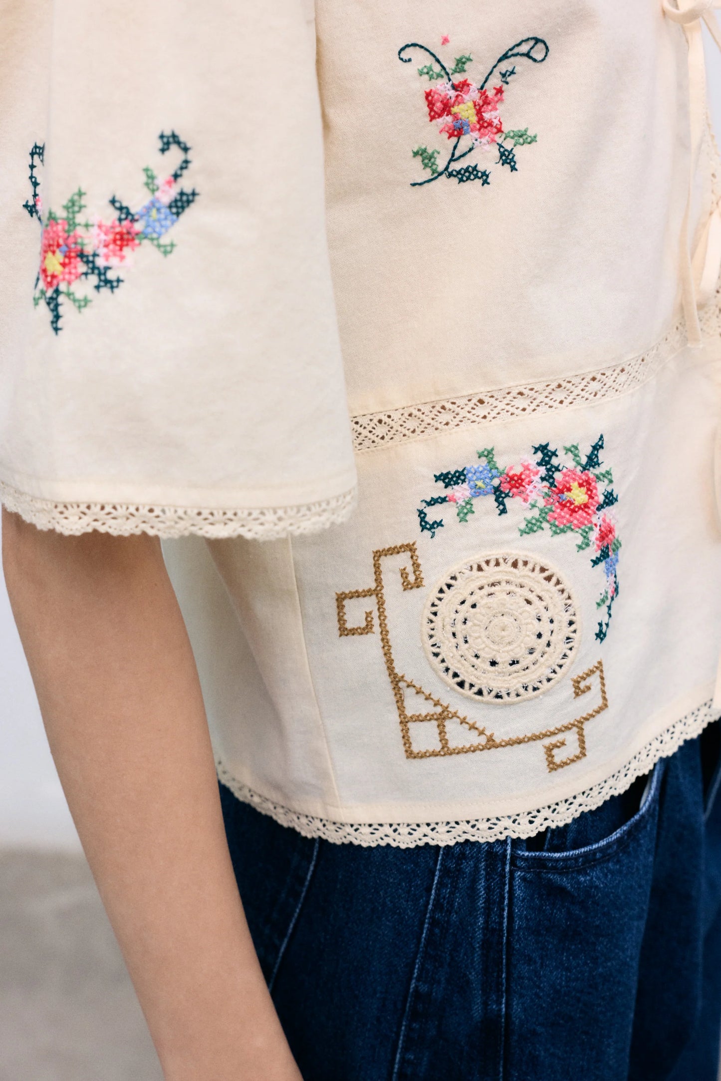 Narcise Woman Blouse - Ecru