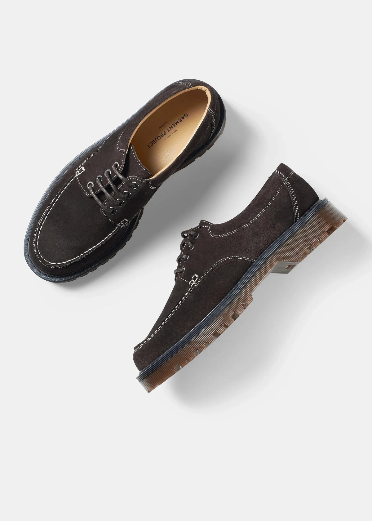 Pete Moc Toe - Brown Suede