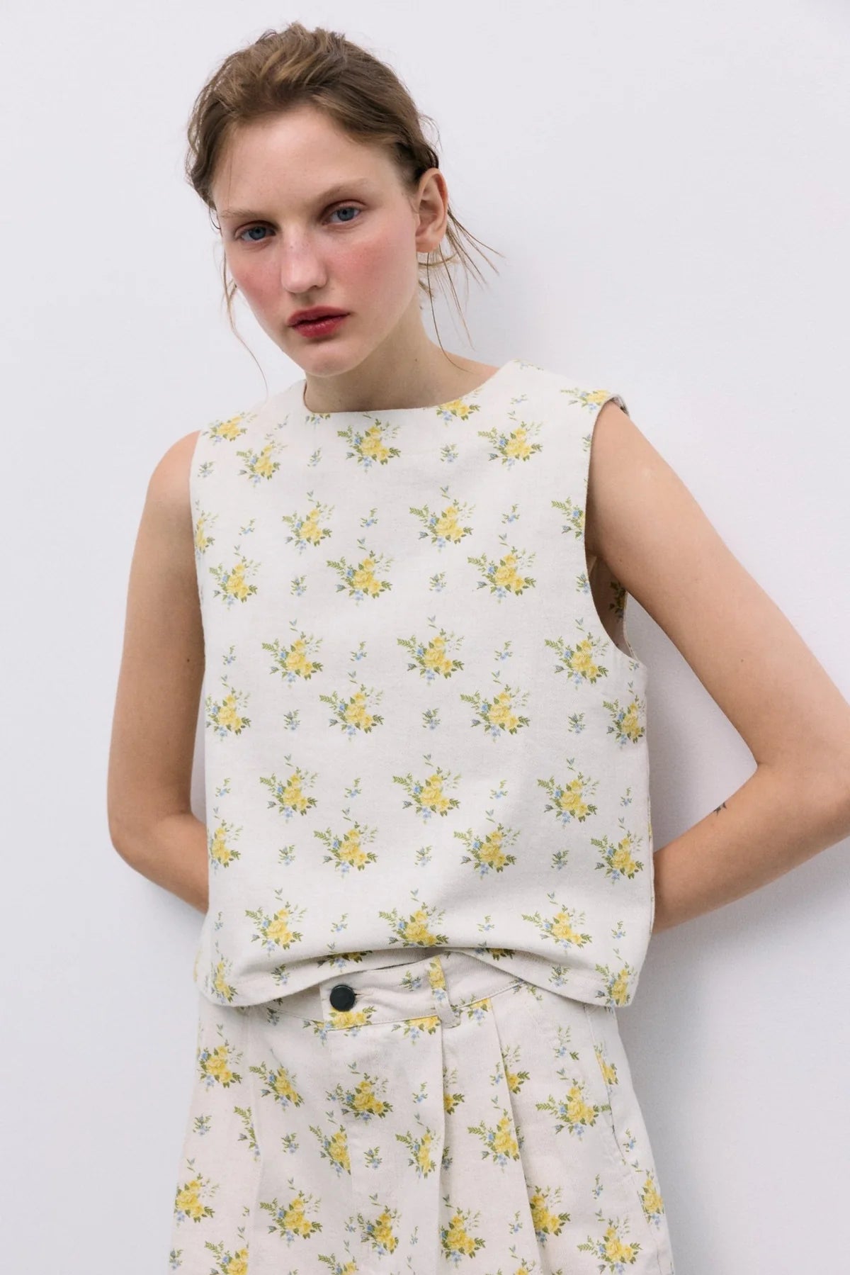 Mimosa Women Top - Mimosa Print