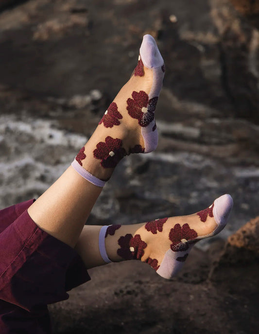 Chaussettes Murano violette