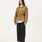 Blouson ceinturé Draby - Field brown
