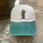 Casquette Maggie chou - Blanc et vert