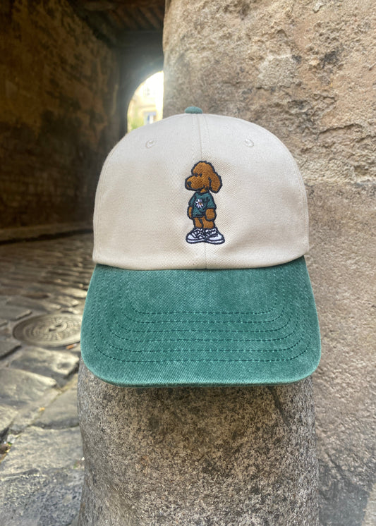 Casquette Maggie chou - Blanc et vert