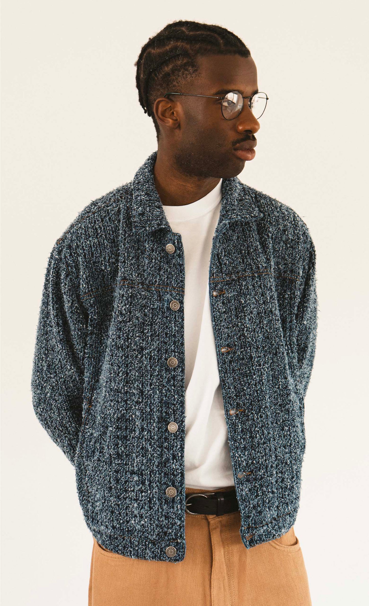 Veste Trade - Boucle Denim Stone