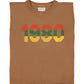 Sleeveless t-shirt shoulder pads - Brown 1980