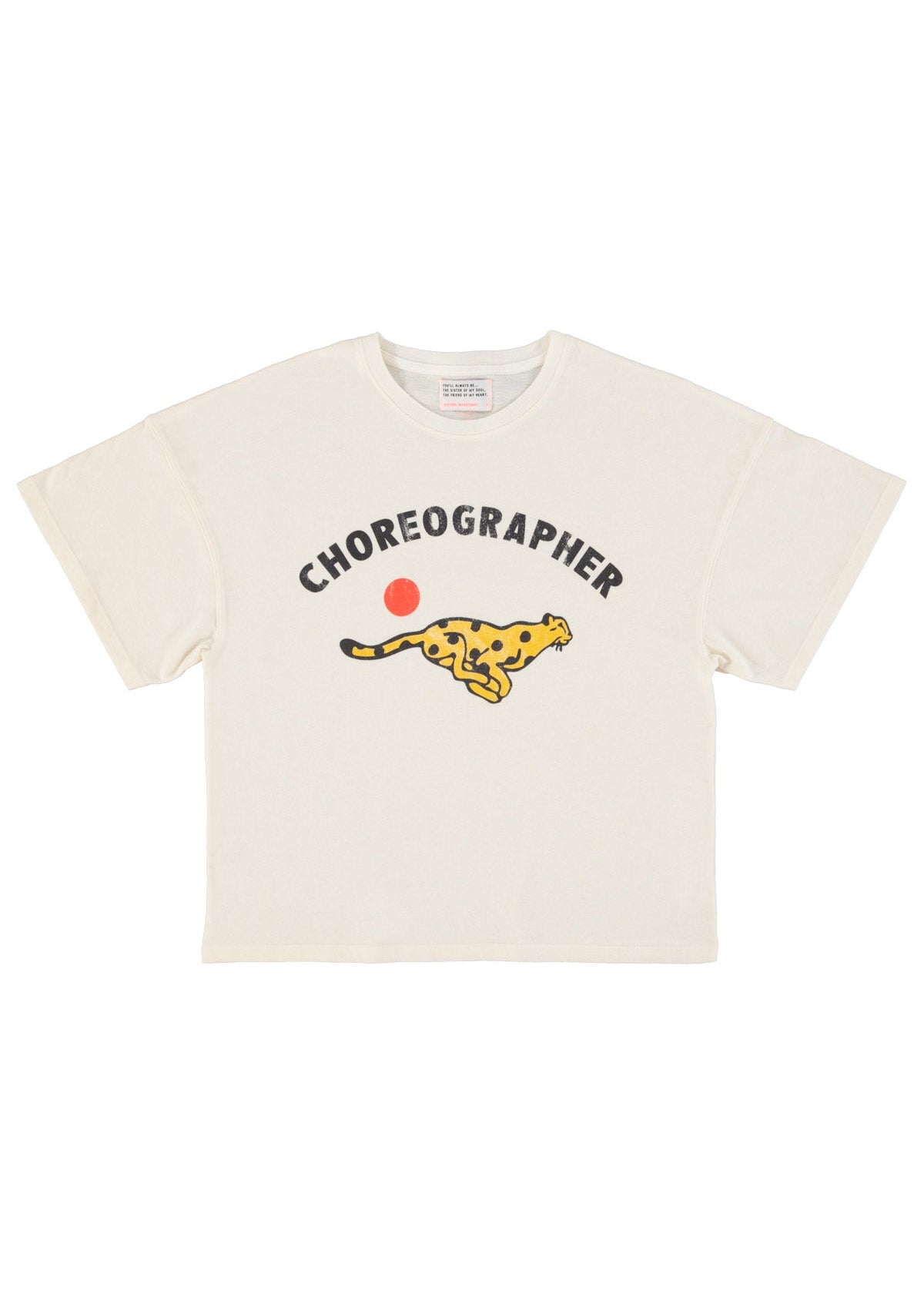 T-shirt short sleeves - Écru choreographer