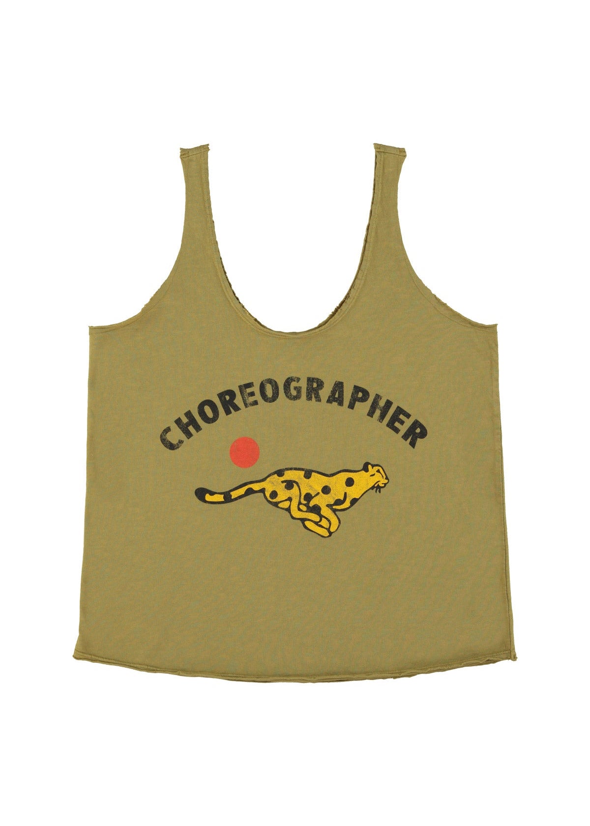 Top v-neck - Olive green choreographer