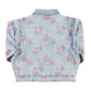 Jacket | Washed blue denim w/ flowers
