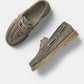 Ollie Boat Shoe - Truffle Suede Braided