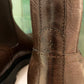 Boots en cuir marron