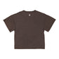 T-shirt w/ short sleeves | Brown w/ "trouble maker" print