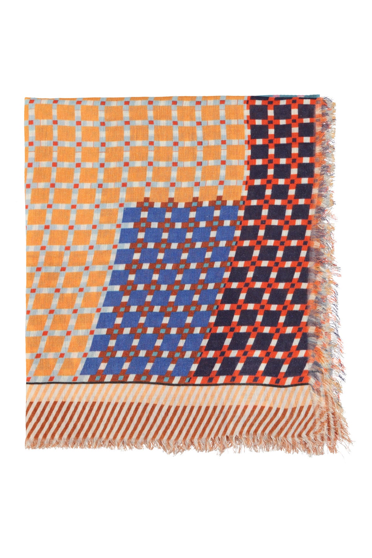 Scarf - Multicolor squares