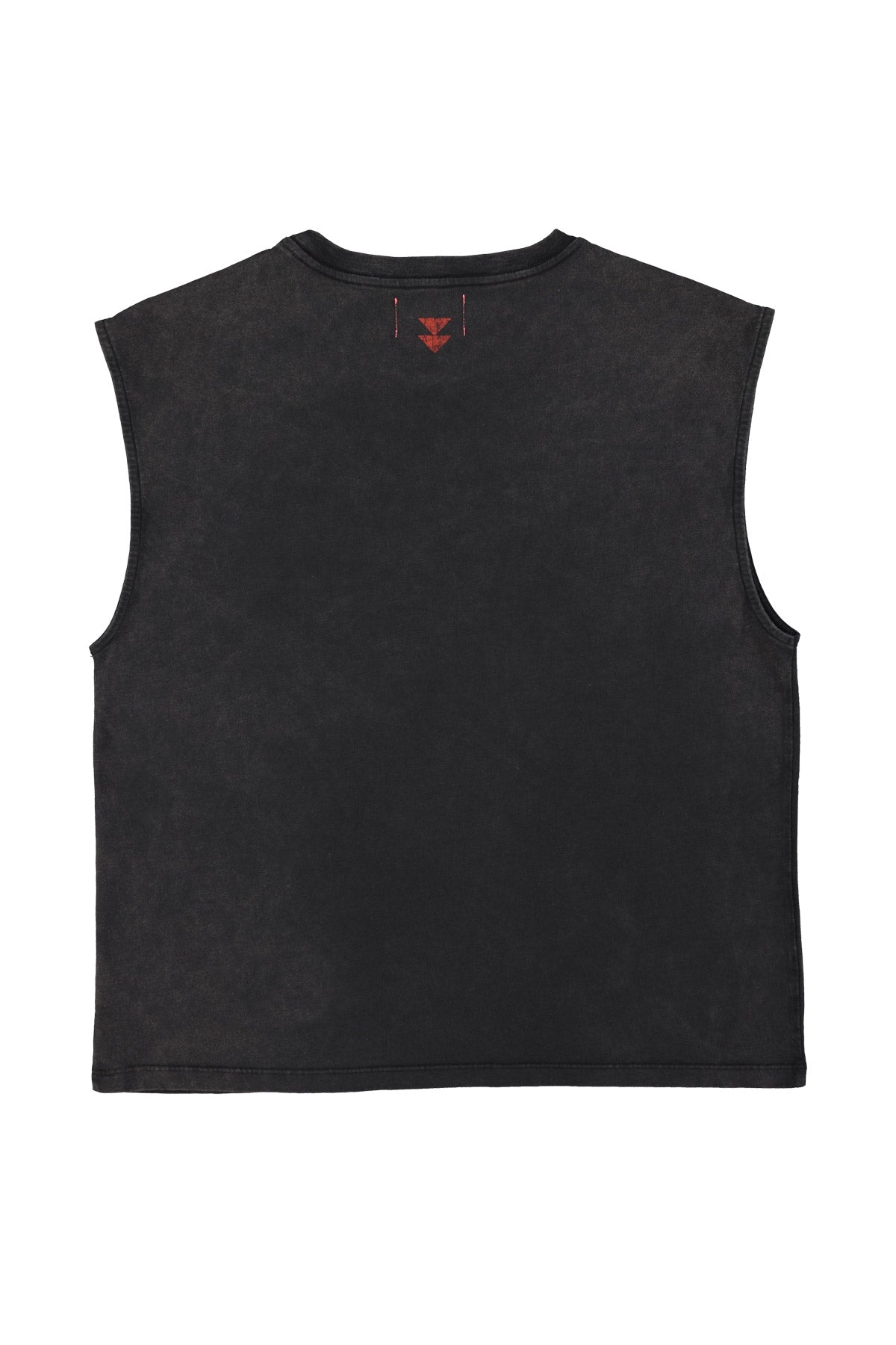 Sleeveless t-shirt round neck - Washed black sister dept