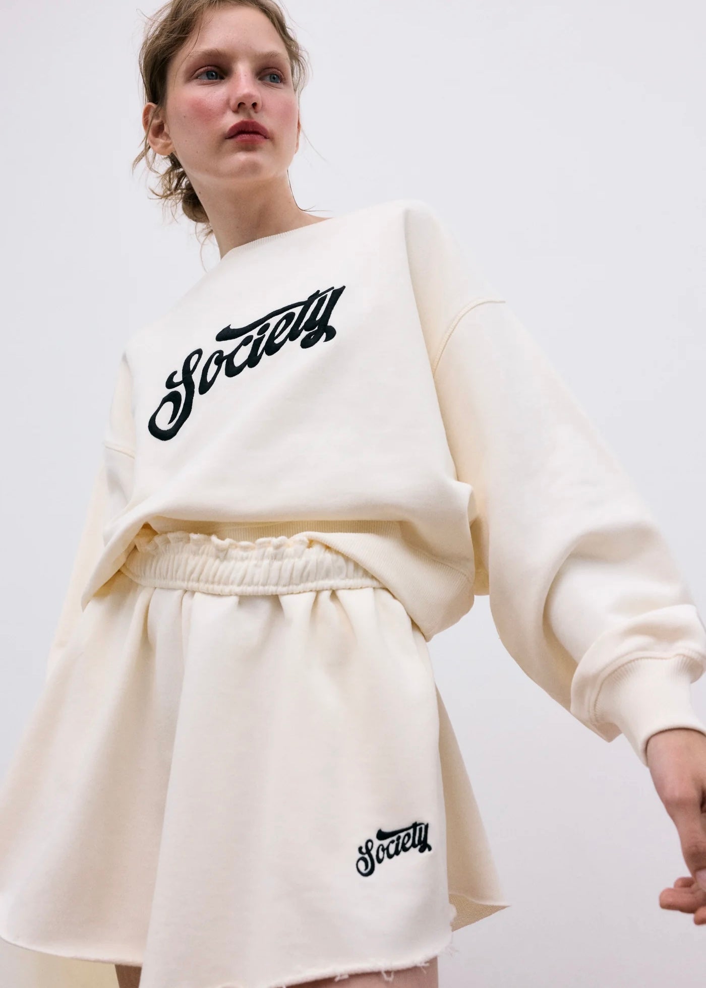 Sweat-shirt Mazus - Écru