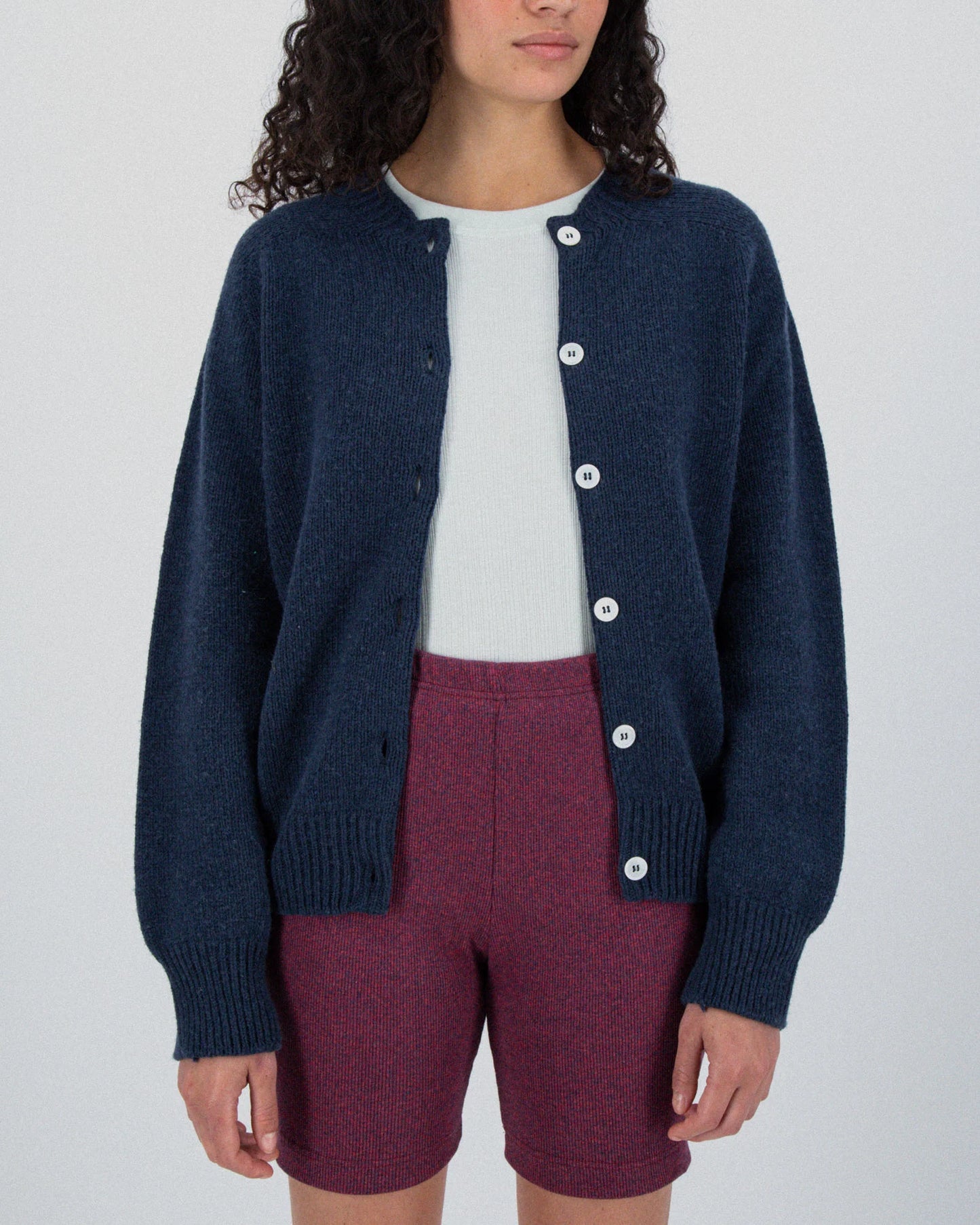 Cardigan Tall of The Knitted Age - Navy Dream