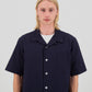 Chemise Cocktail Shirt Seersucker - Navy