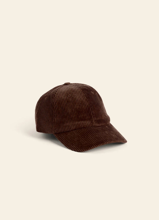 Casquette velours Chocolat