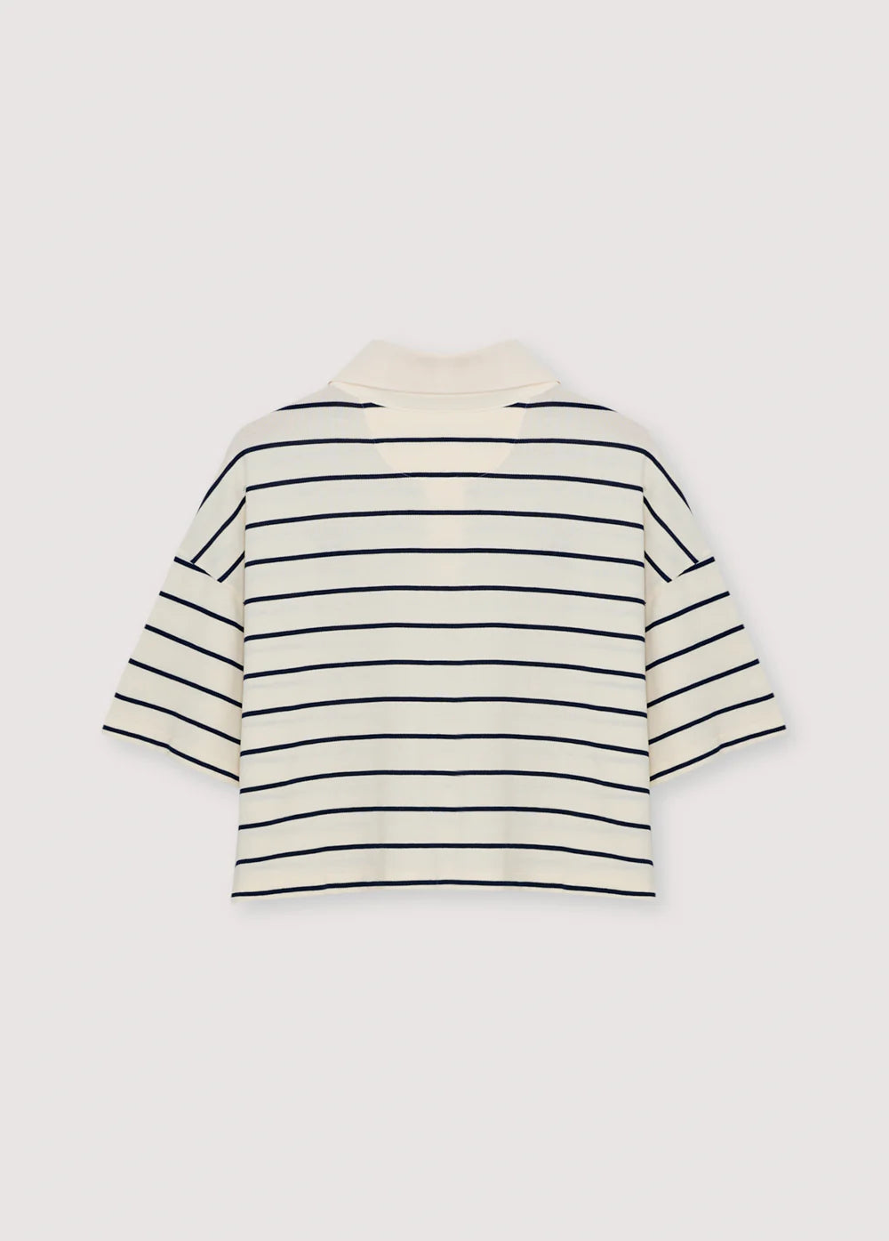 Acacia Woman Polo - Ecru Stripes
