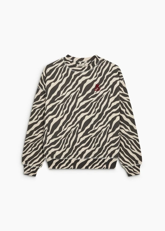 TNS logo Woman Sweatshirt - Zébra Print