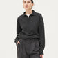 Polo manches longues Hanzo - Anthracite