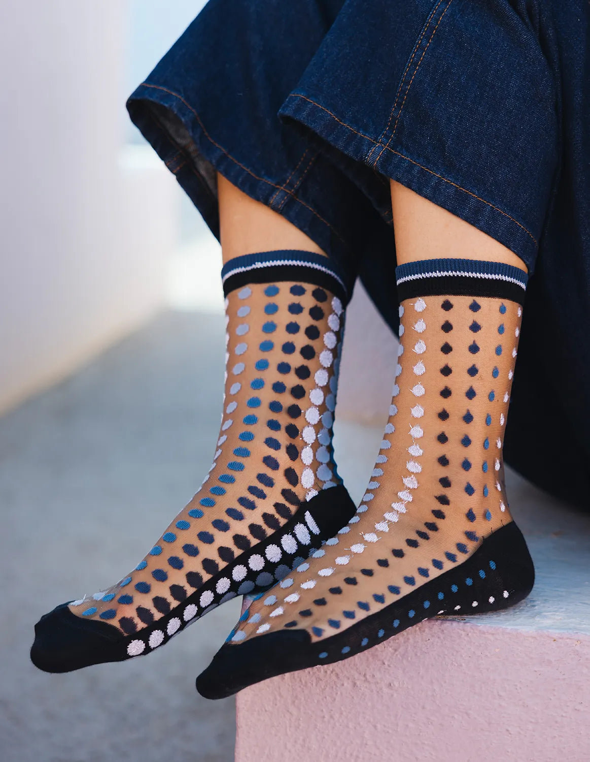 Chaussettes - Vetrata Bleue