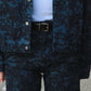 Night Camo Denim Pants - Raw Blue