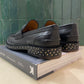 Mocassins noir semelle clous
