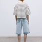 TNS Denim Woman Bermuda - Bleach Denim