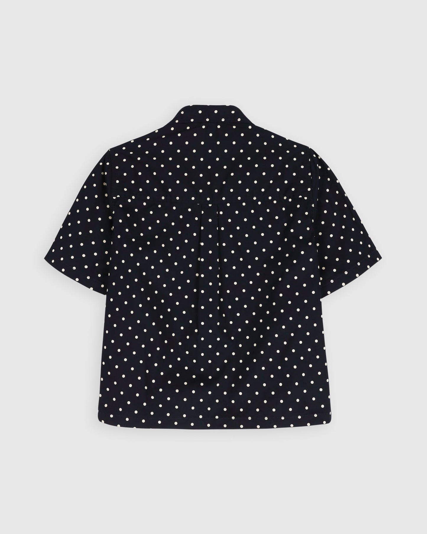 Cocktails for the Girls shirt - Japanese Polka dot navy