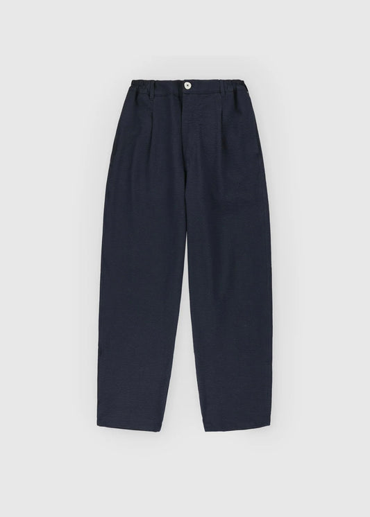 Pantalon Cosmic Pants Crispy Seersucker - Navy