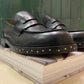 Mocassins noir semelle clous