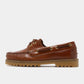 Ollie Boat Shoe Women - Brown Leather