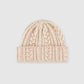 Cable Festival Hat - Oatmilk