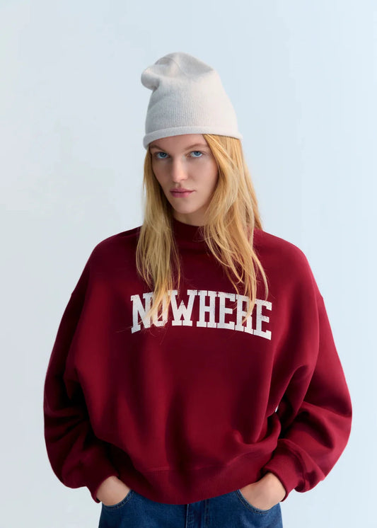 Nowhere Sweatshirt Plum