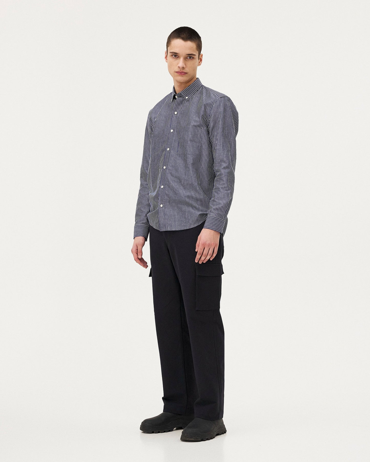 Pantalon ample cargo - Dark Navy