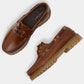 Ollie Boat Shoe Women - Brown Leather
