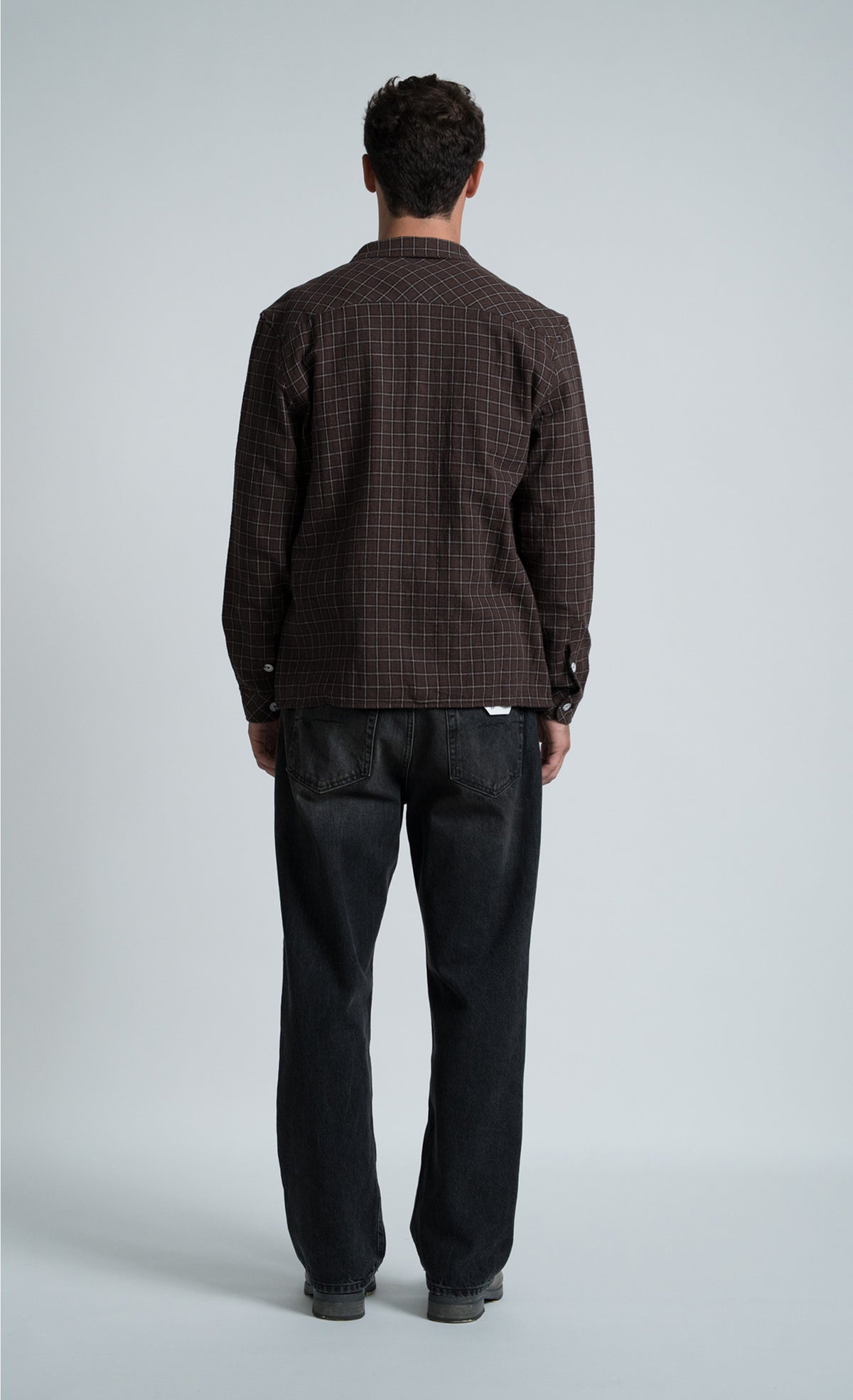 Chemise Ronny - Quadri Marrone