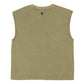 Sleeveless t-shirt w/ round neck | Army green w/ "13" print