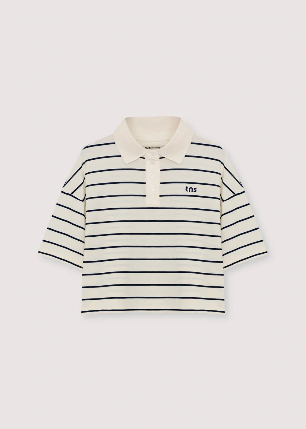 Acacia Woman Polo - Ecru Stripes