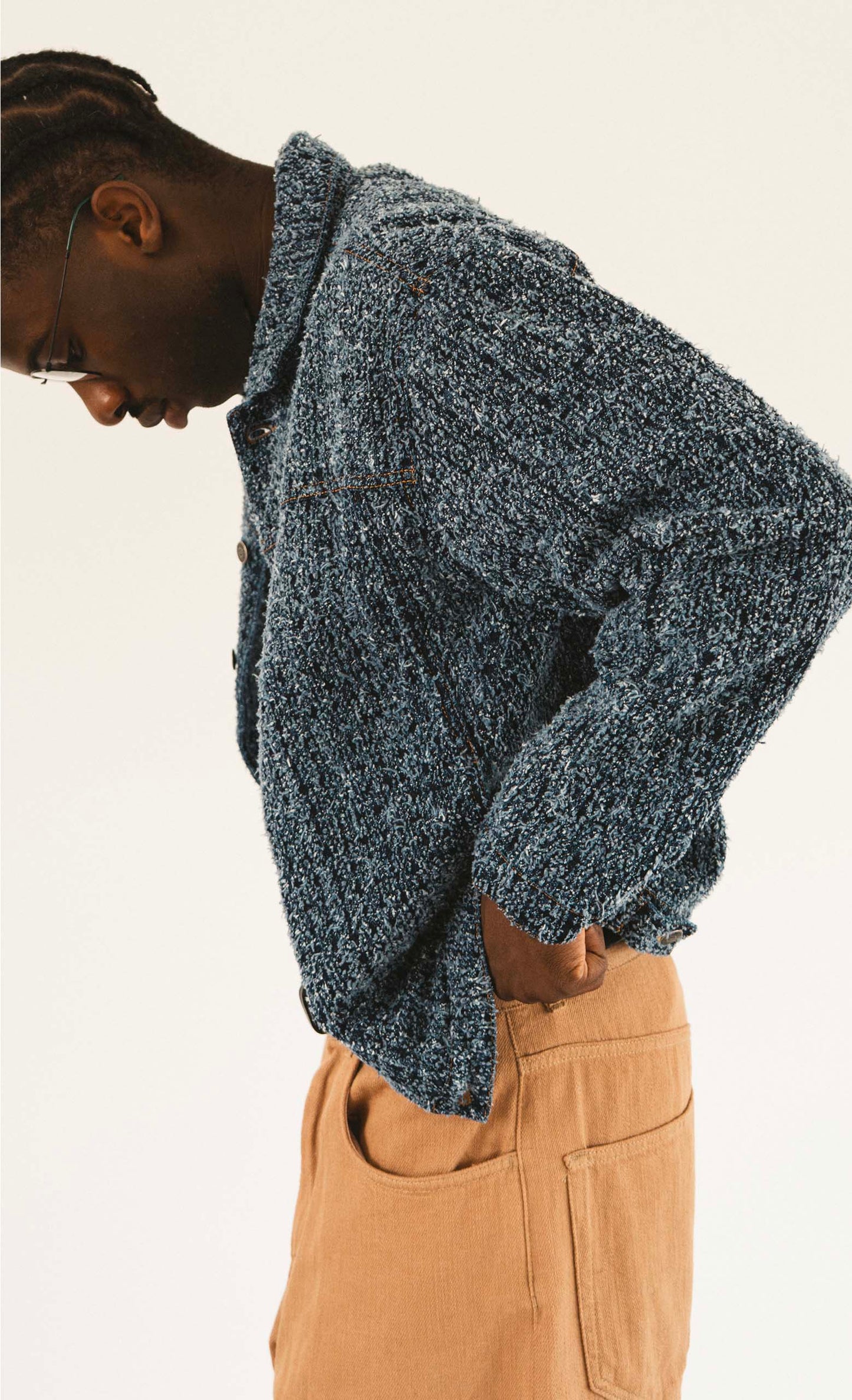 Veste Trade - Boucle Denim Stone