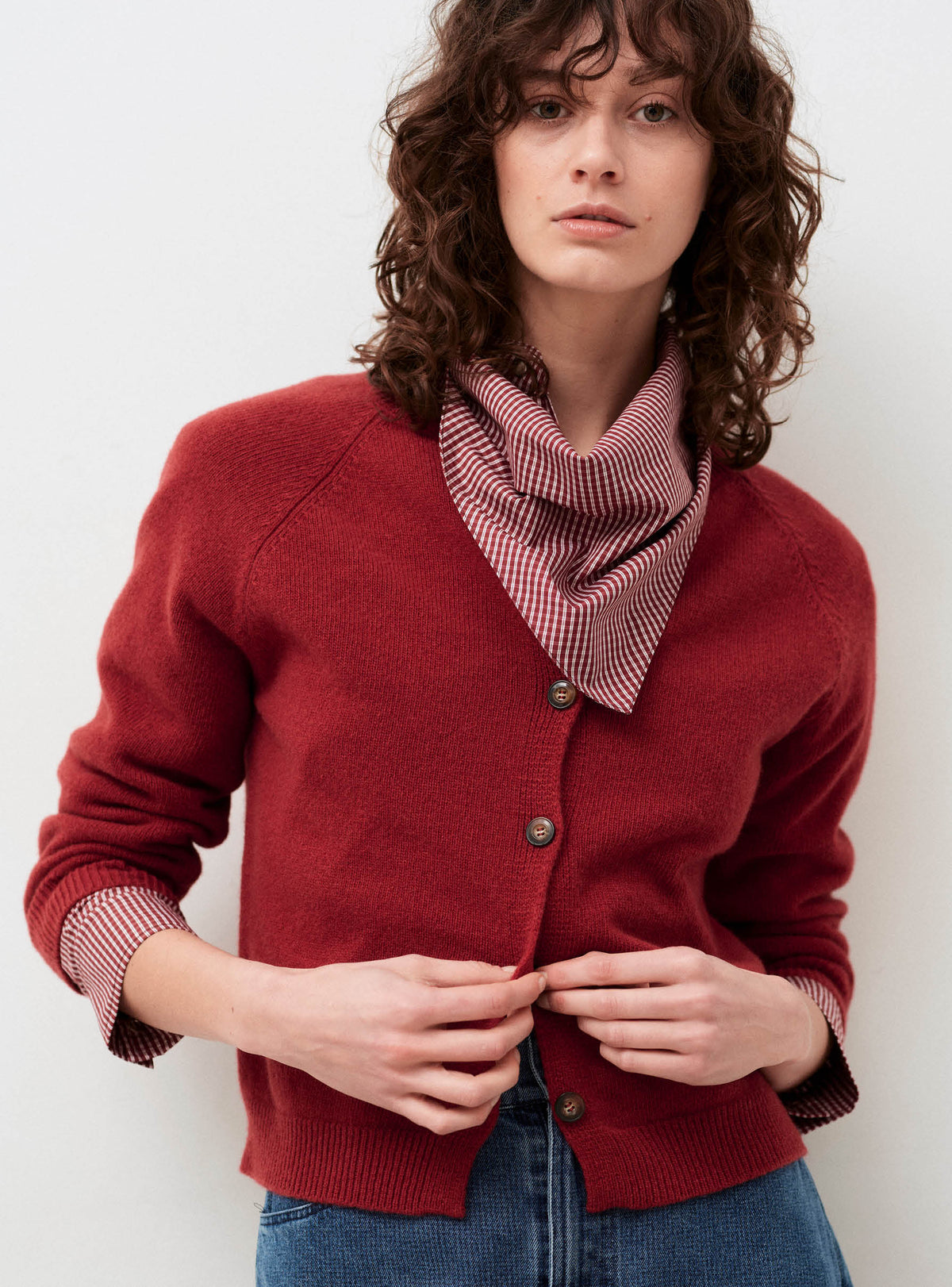 Gilet Servan - Grenat
