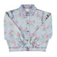 Jacket | Washed blue denim w/ flowers