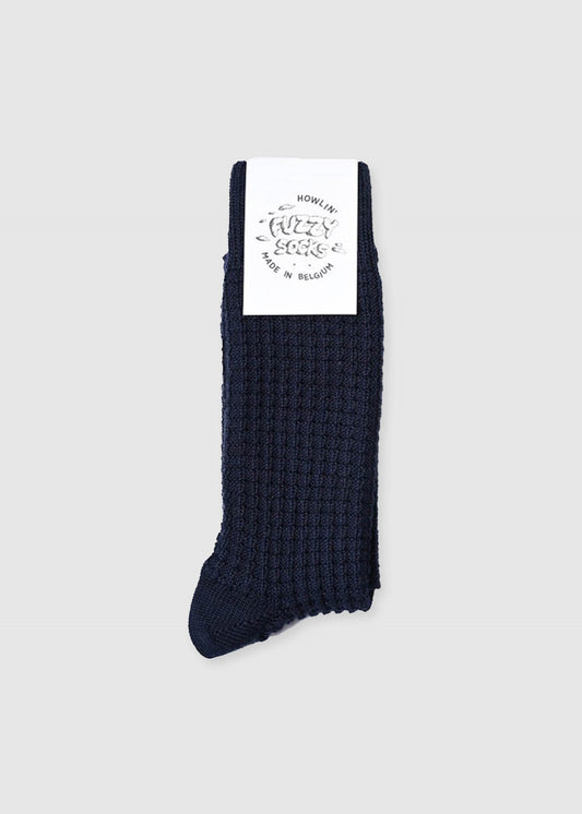 Chaussettes Fuzzy Waffle - Navy