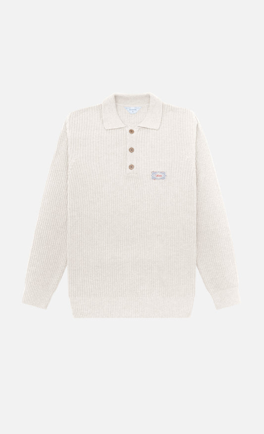 Polo en laine Mark - Beige