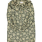 Short dress | Green w/ floral jacquard